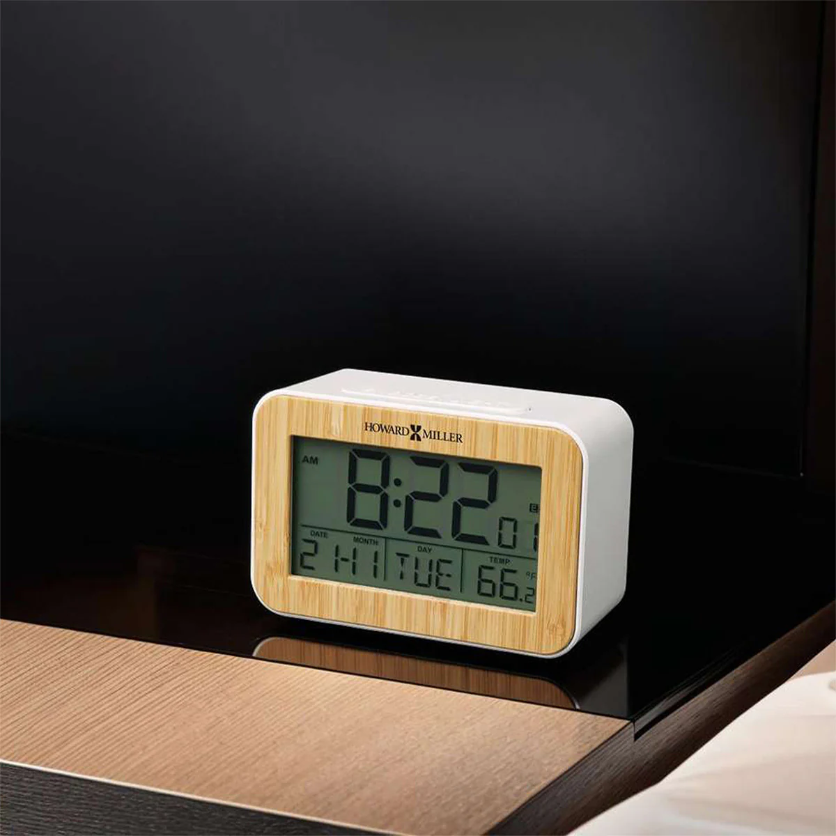 Bamboo Box Alarm Clock
