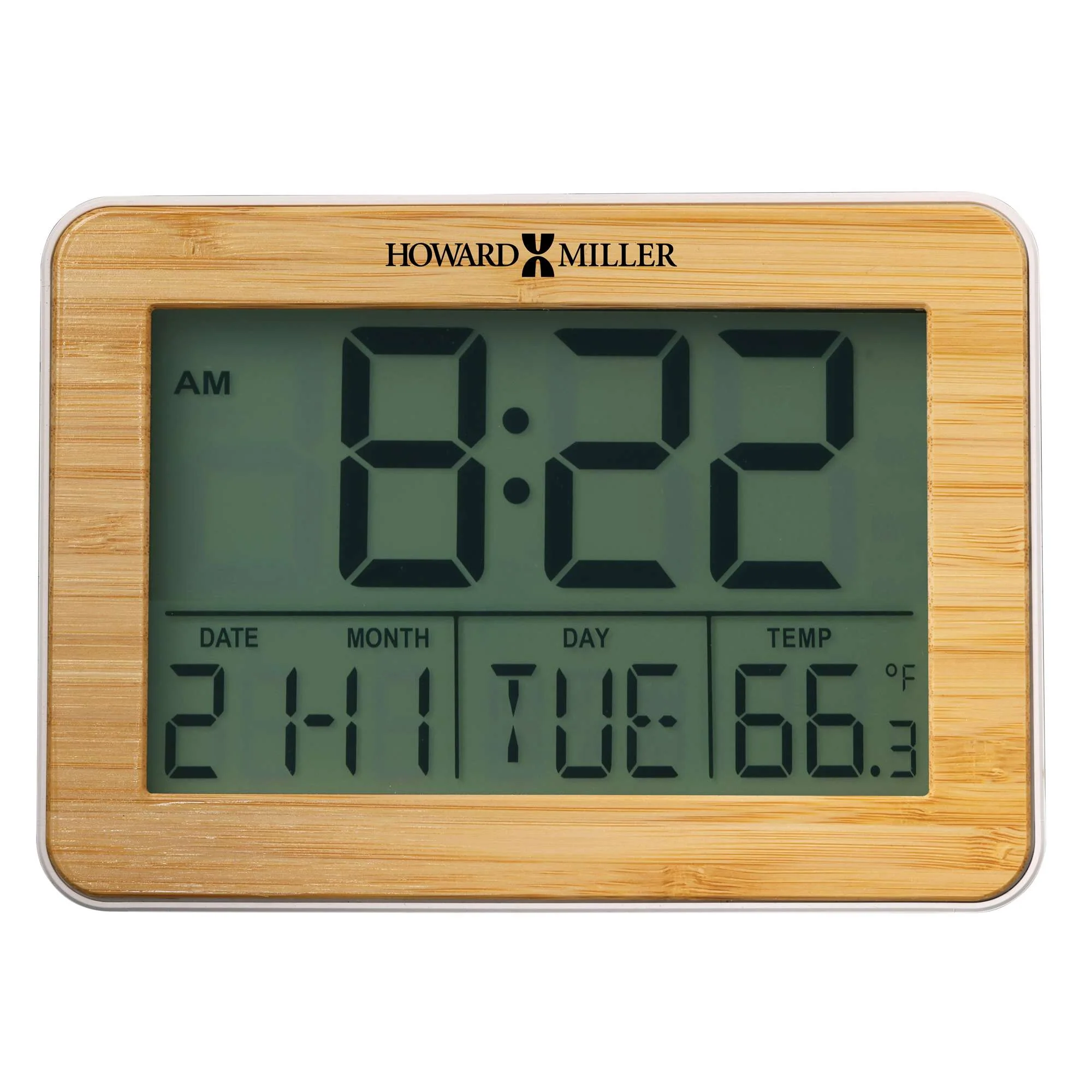 Bamboo Frame Alarm Clock