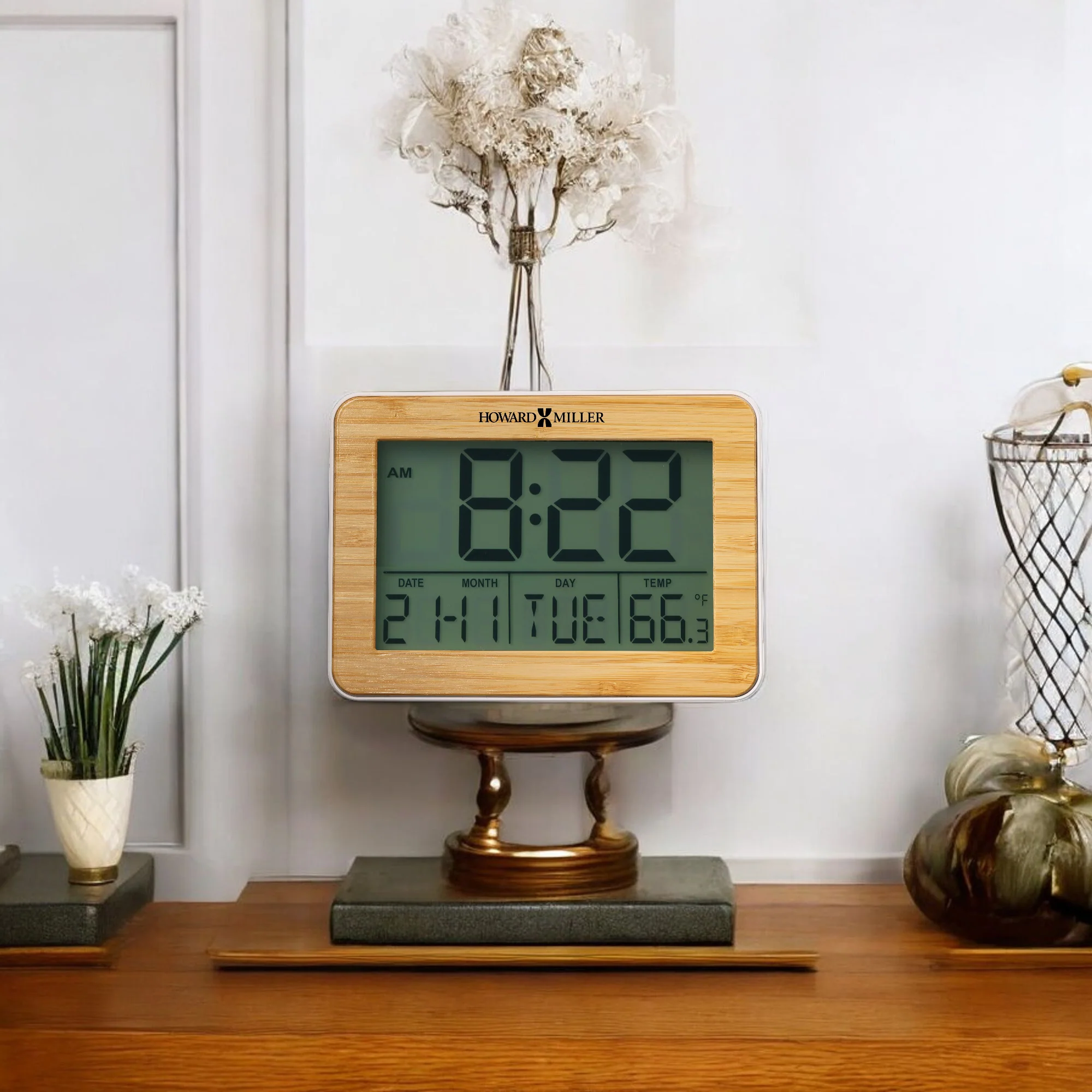 Bamboo Frame Alarm Clock - Image 4
