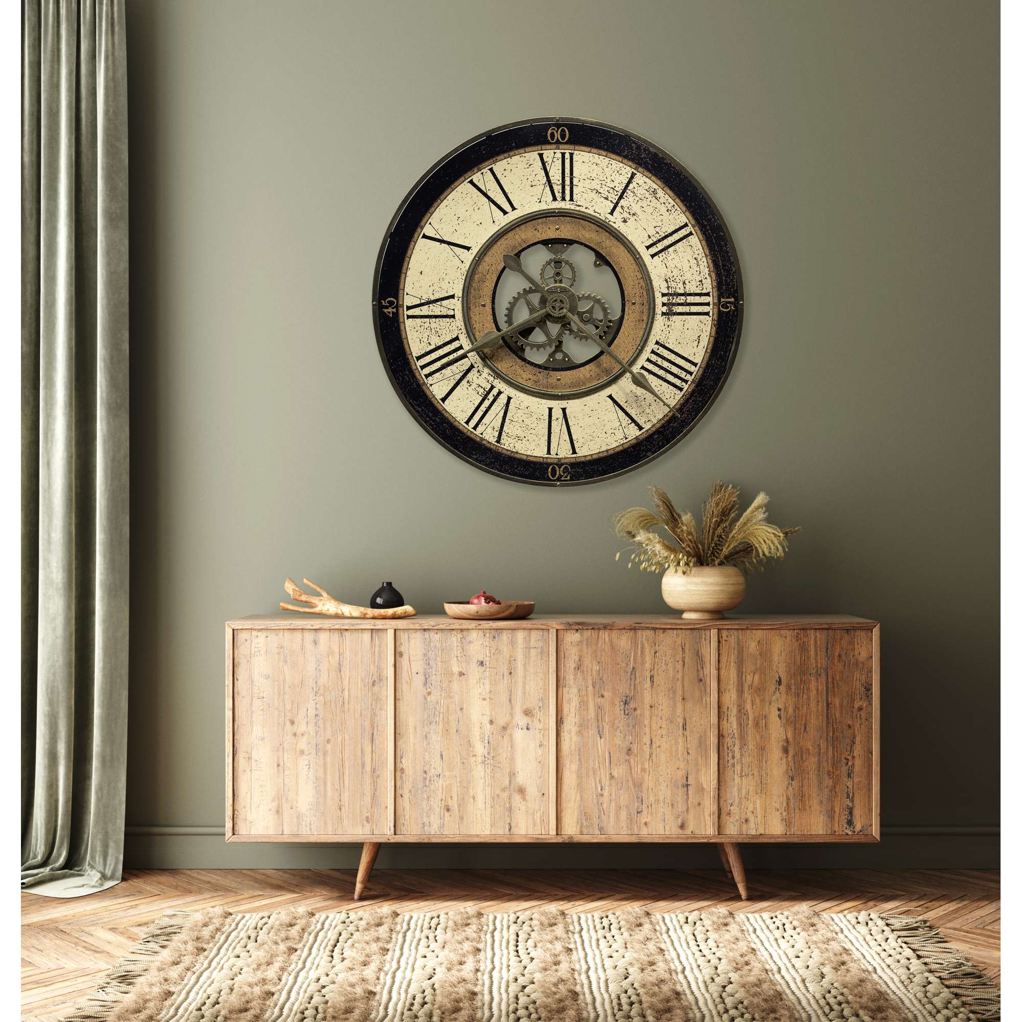 Brass Works Wall Clock - Image 3