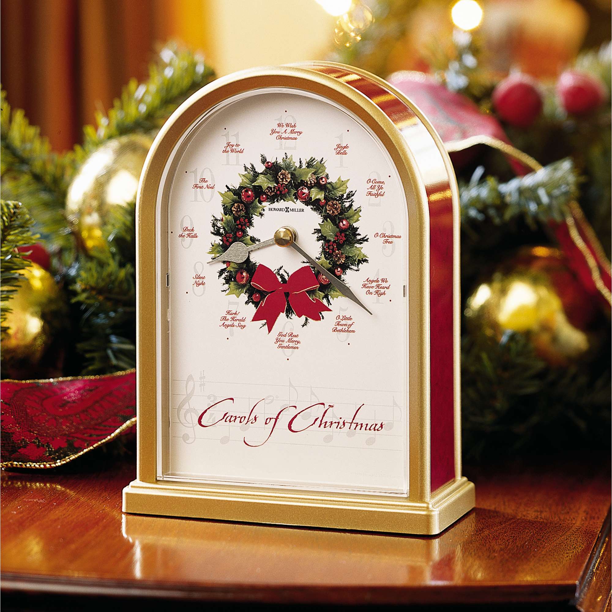Carols Of Christmas II Tabletop Clock - Image 3
