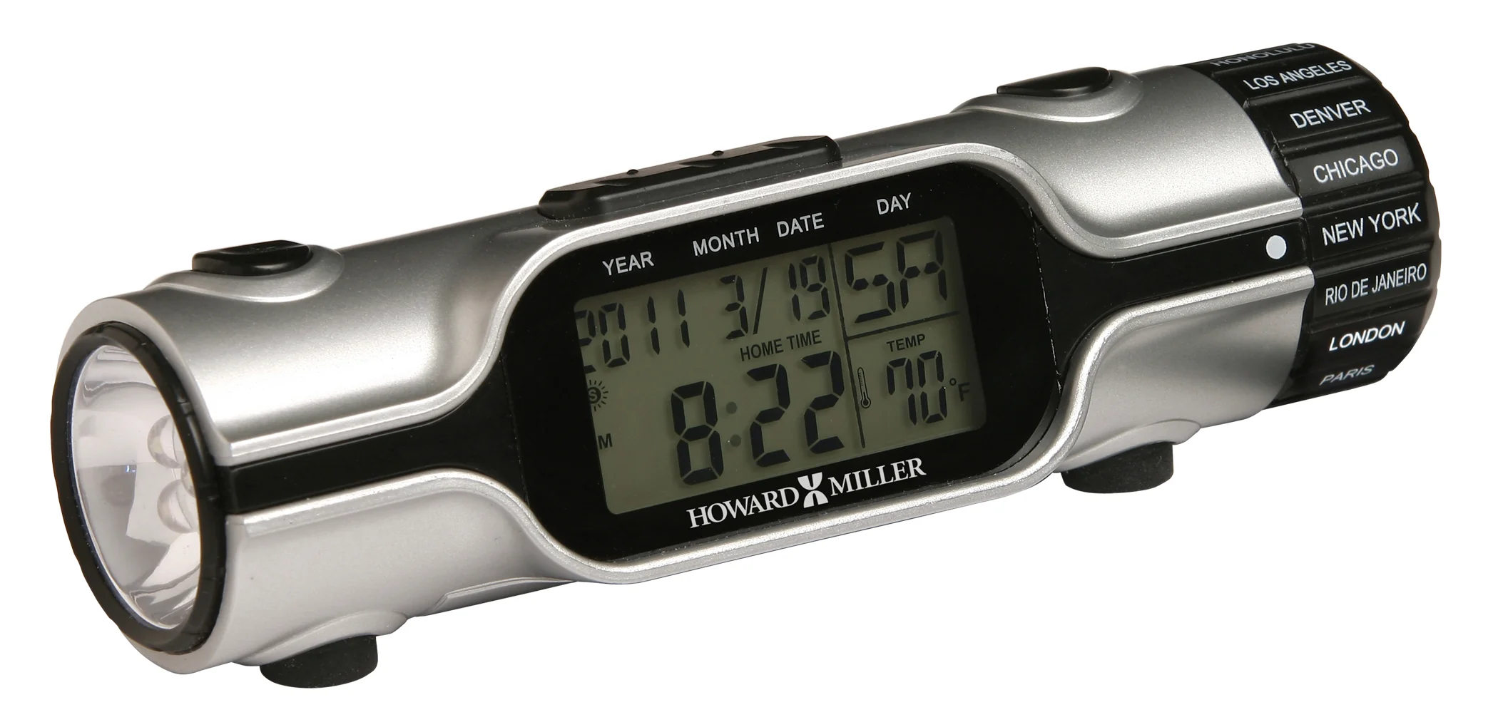 Illuminated World Time Tabletop Clock