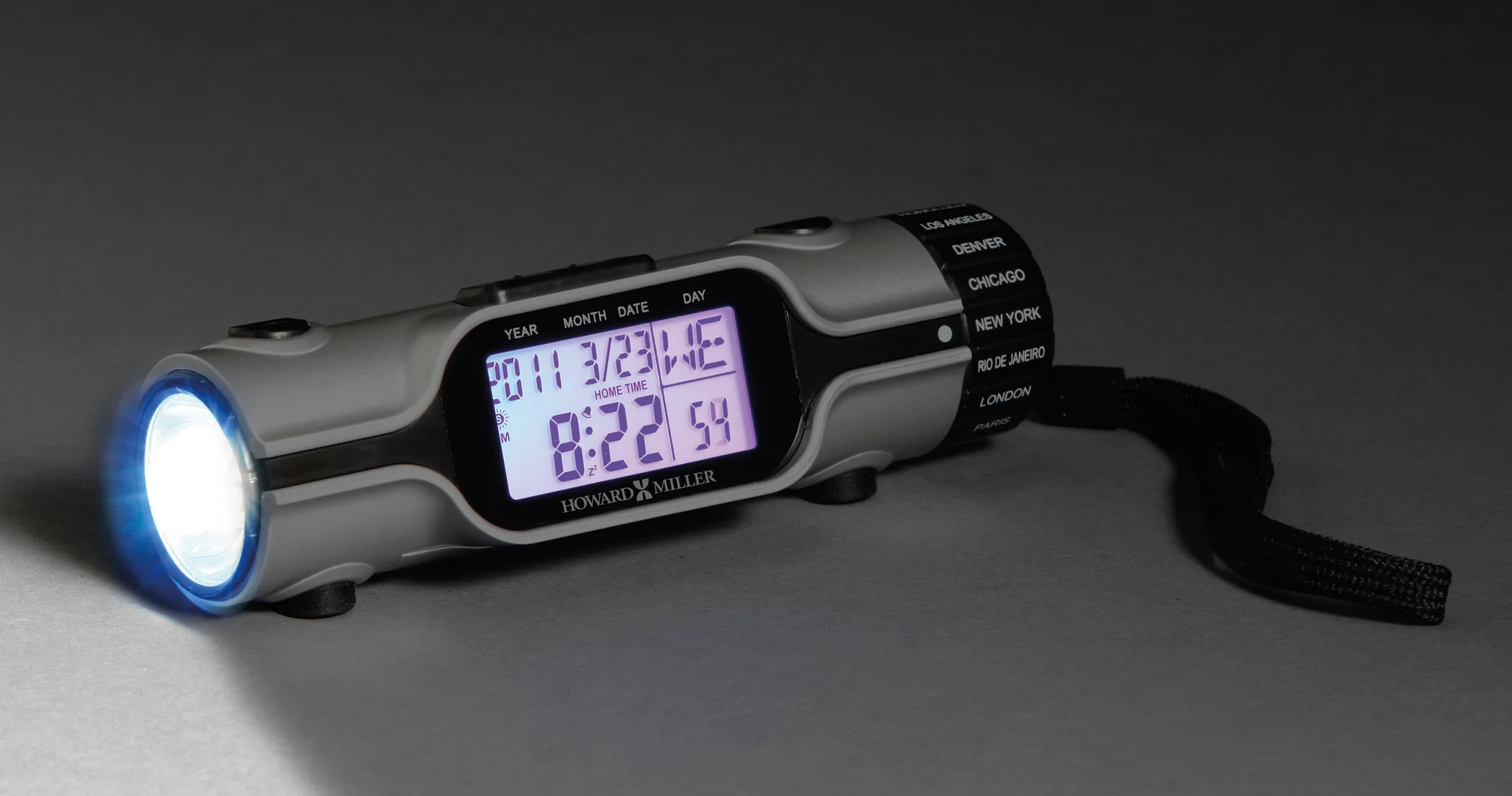 Illuminated World Time Tabletop Clock - Image 3