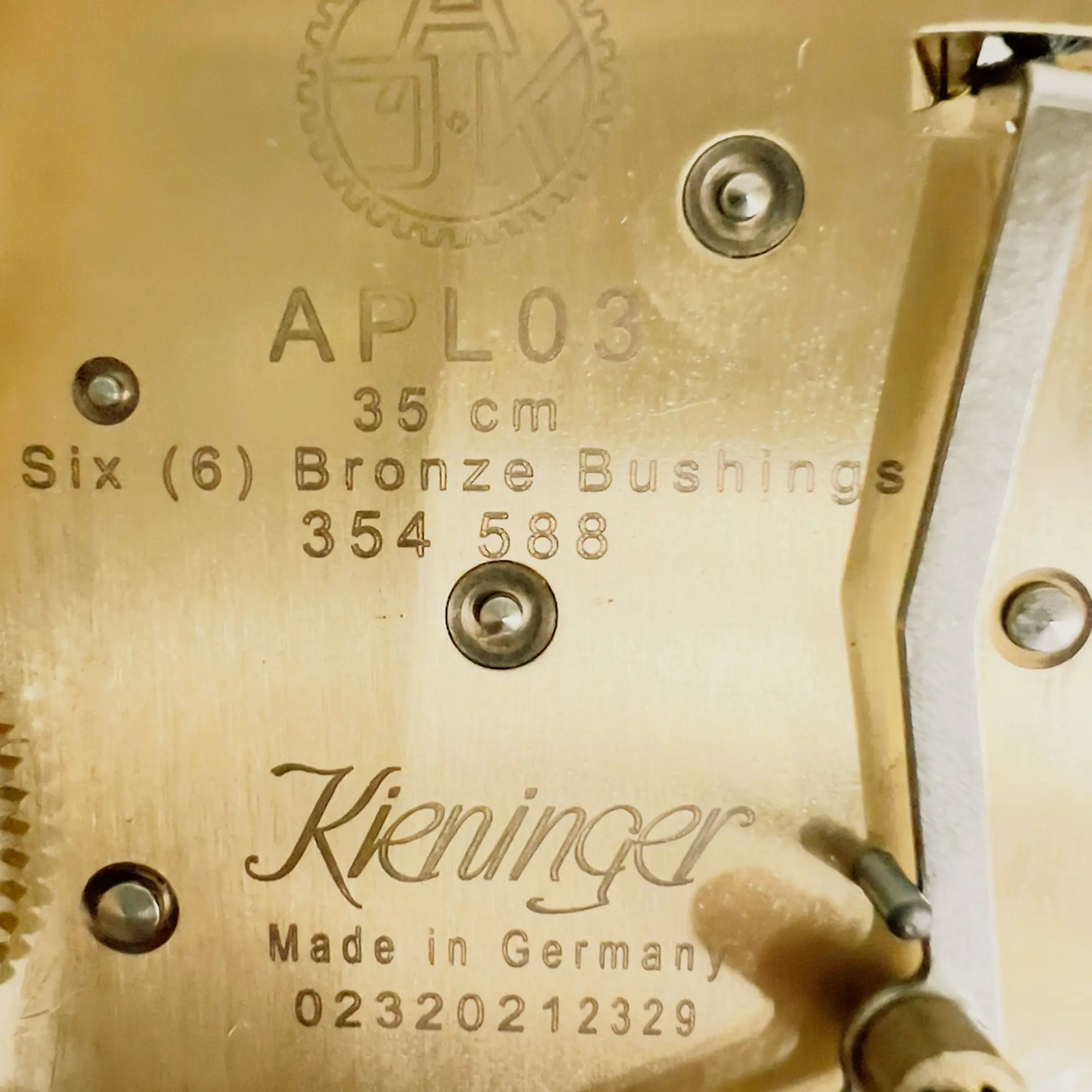 Key Wound Movement | Kieninger APL03 | 35 cm | 354588 - Image 3