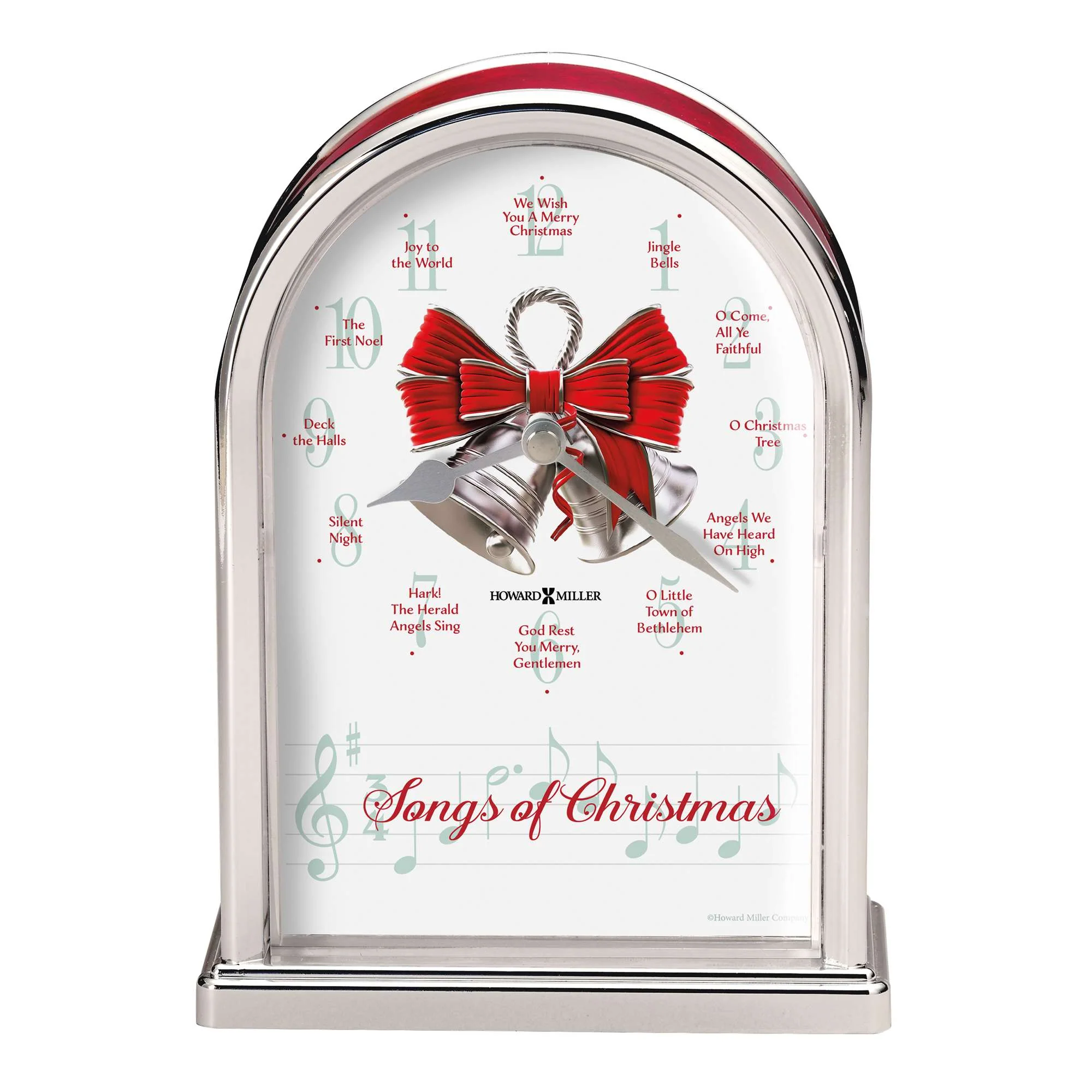 Songs Of Christmas Tabletop Clock - Image 3