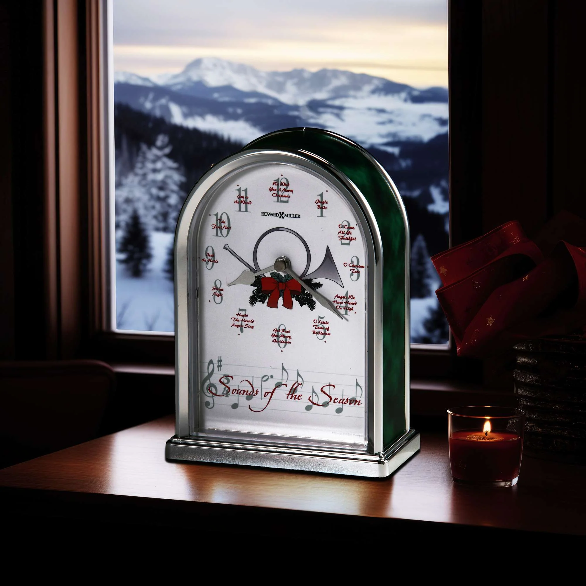 Sounds Of The Season Tabletop Clock - Image 3