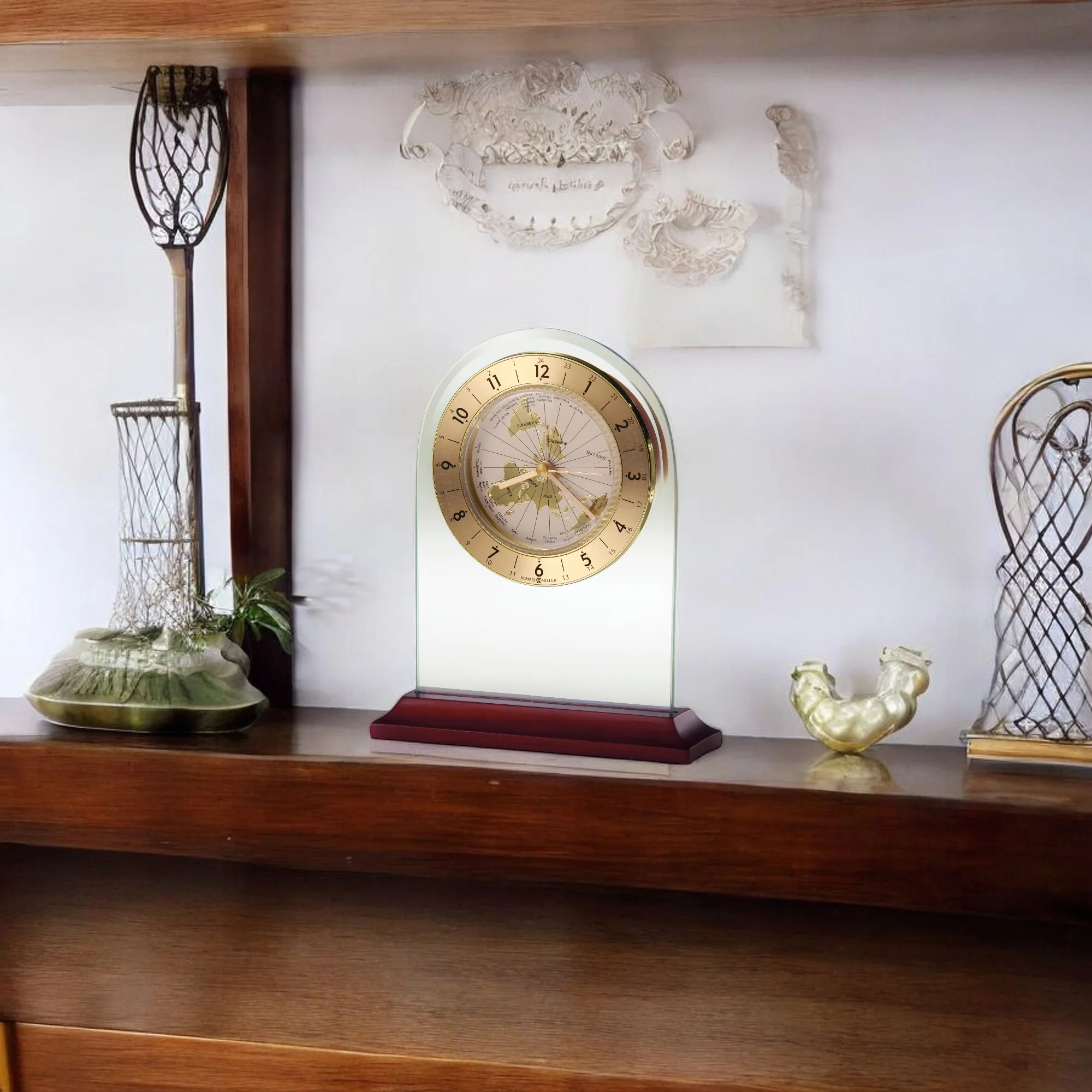 World Time Arch Tabletop Clock - Image 2