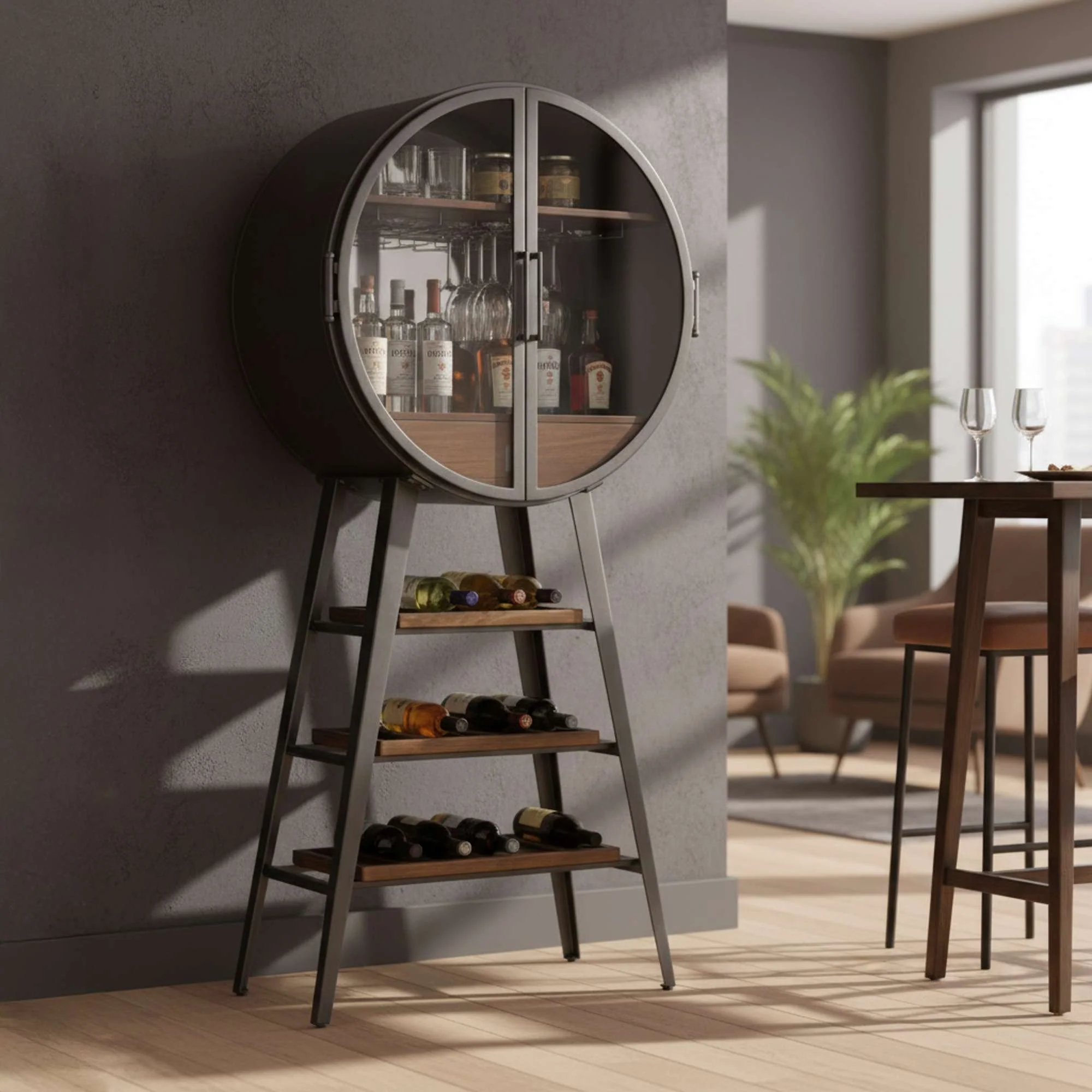 Zelda Wine & Bar Cabinet